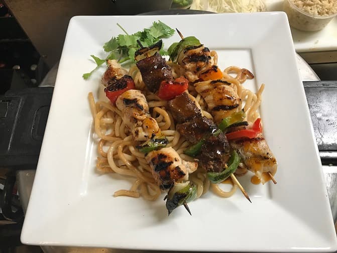 Chicken & Beef Teriyaki Udon Specialty Plate