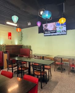 Interior seating at Ginger Cuisine